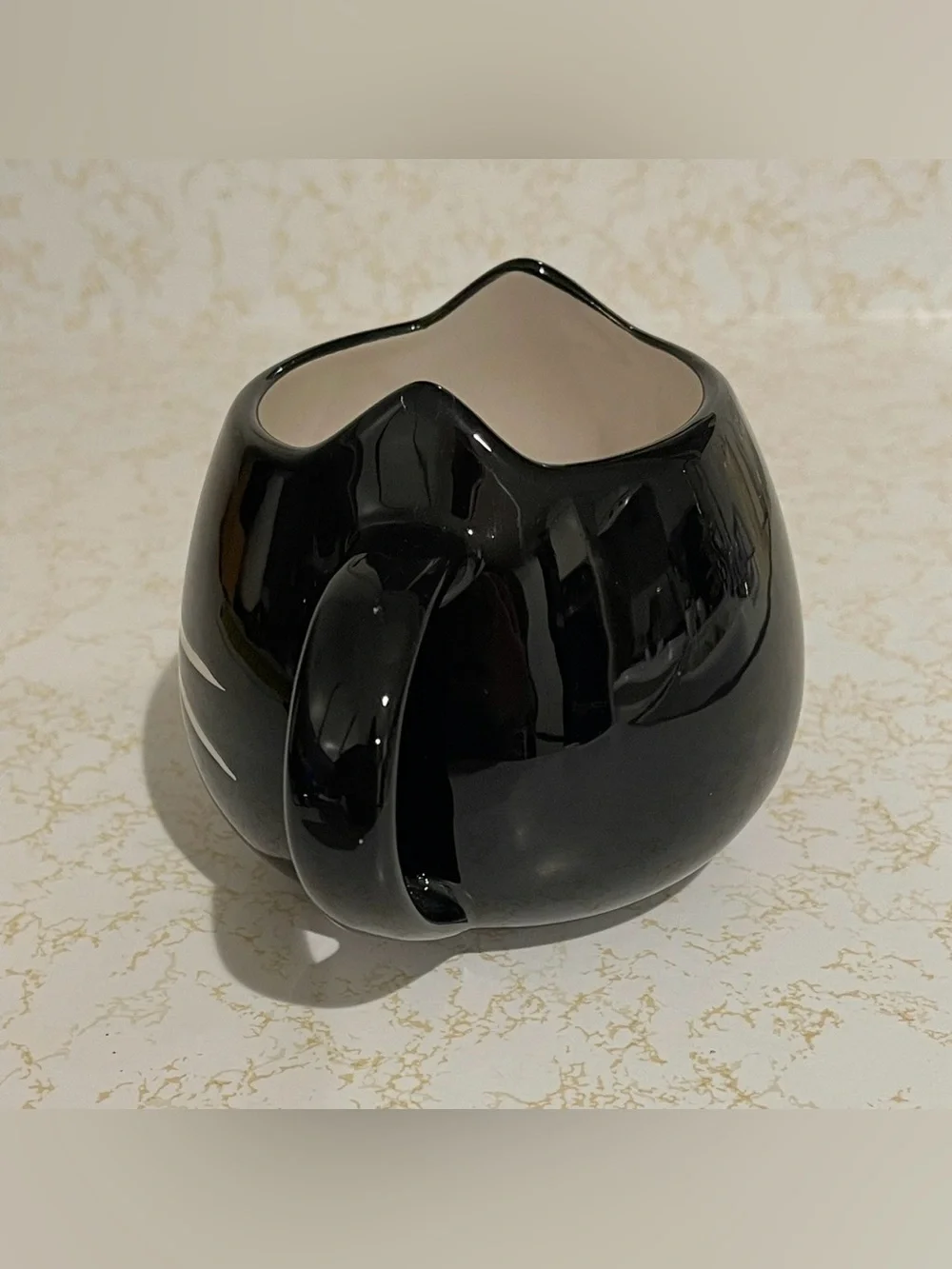 HOLIDAY TIME HALLOWEEN WITCH 3D BLACK CAT EARS COFFEE MUG CUP HOME DECOR